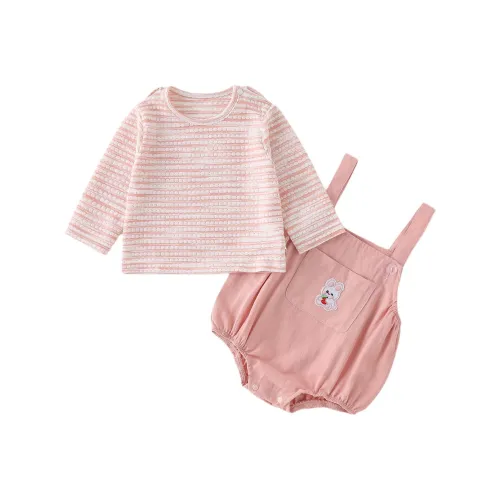 XiaoJinBu Розовый Детская Повседневная Спортивная Одежда