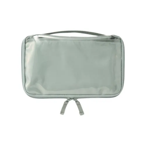 MUJI Полиамид Путешественный Сумка для хранения Унисекс Мох Зеленый Айвори Черный