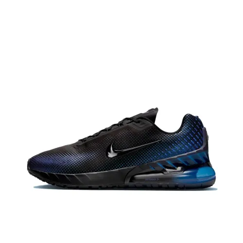 Nike Air Max Phoeni Abrasion Resistant Низкие Кроссовки для Бега Мужские Черные Синие