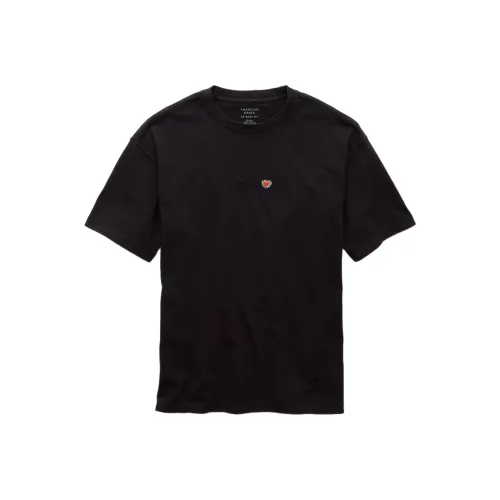 AMERICAN EAGLE Черная унисекс футболка