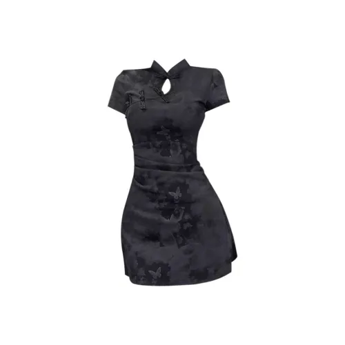 BELOVED STARRY Короткое платье с короткими рукавами женское