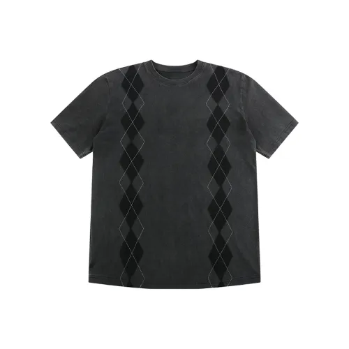 SLIGHT VOGUE Выцветший черный Унисекс Футболка