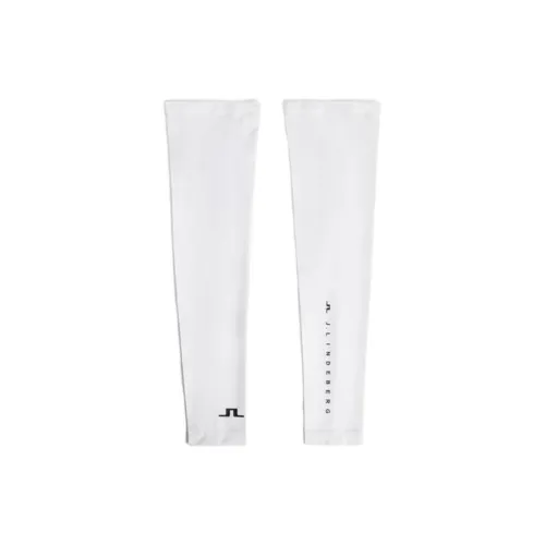 J.Lindeberg Полиэстер Спандекс Силикон Нарукавники с защитой от солнца Унисекс Белый