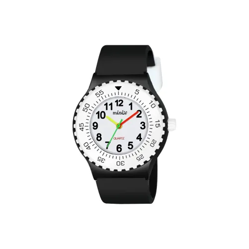 Miniso Кварцевый механизм ремешок из TPU унисекс белый циферблат