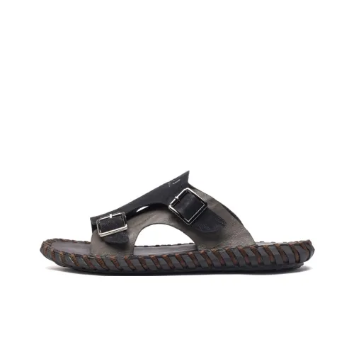 JOSINY Резиновые Аbrasion-Resistant Слипоны Мужские Черные