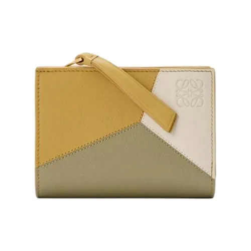 LOEWE Пазл Коровья кожа Кошелек Женские Имбирный Смешанный с Цвет морской соли