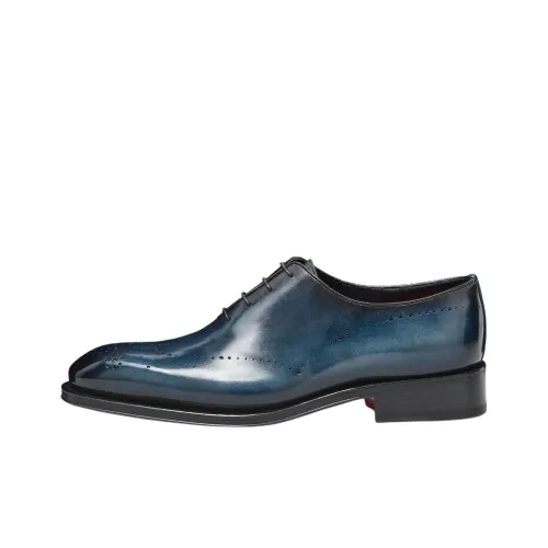 Santoni Обувь Низкий Топ Синий Мужской