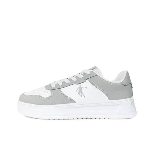 QIAODAN Скейтборд Кроссовки Мужские Белые Серые