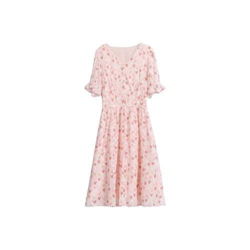 XZCV Платье феи Освежающее с V-образным вырезом Юбка Женское