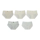 5 пачек (Бежевый с кофейным медведем + Синий цветок + Розовый цветок + Цветочный + Синяя клетка)