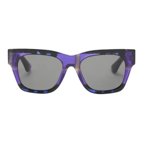 Burberry Ацетат Квадратные Солнцезащитные Очки Женские Фиолетовые