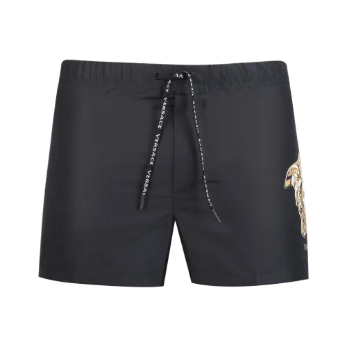 VERSACE Мужские Повседневные Шорты Черные