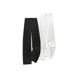 Белый прямой крой + черный изогнутый лезвие [Микс и матч, 2 упаковки]