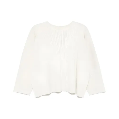 PLEATS PLEASE ISSEY MIYAKE Рубашка Женская Экрю