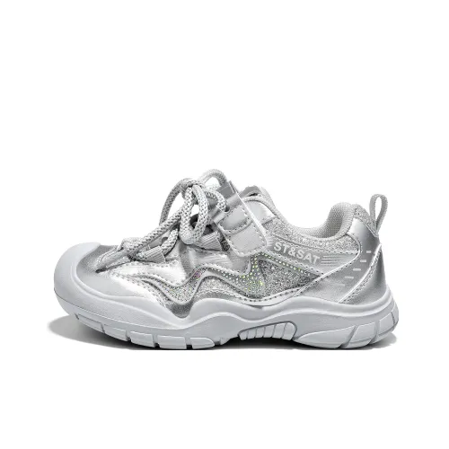 ST&SAT KIDS' Повседневный Низкий Топ Pure Silver Kids