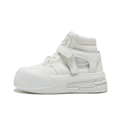 Aimilian Высокие Кроссовки для скейтбординга Женские Белые