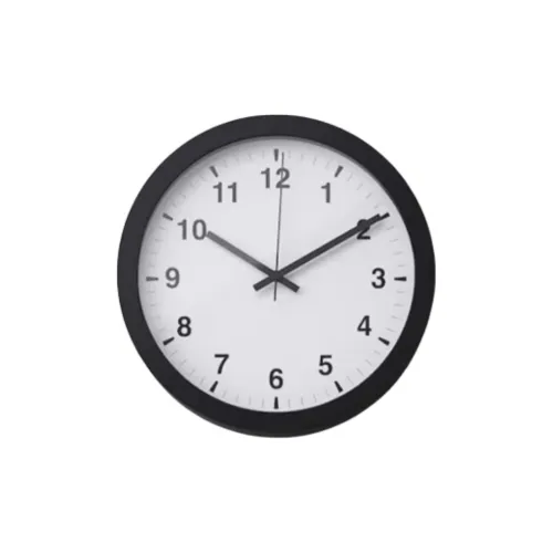 IKEA Кварцевый механизм Стена Часы Унисекс Белый