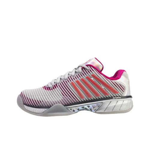 KSWISS HYPERCOURT EXPRESS 2 Амортизация Износостойкие Низкие Кроссовки для Тенниса Женские Серебряные