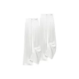 Белый, прямой крой + белый буткат [Mix and Match, 2 шт.]