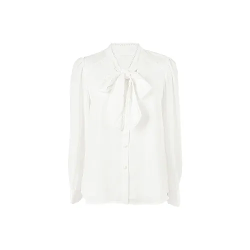 Devanro Элегантные белые женские рубашки