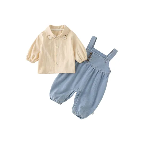 XiaoJinBu Повседневная спортивная одежда 2 предмета комплект для малышей и детей дошкольного возраста