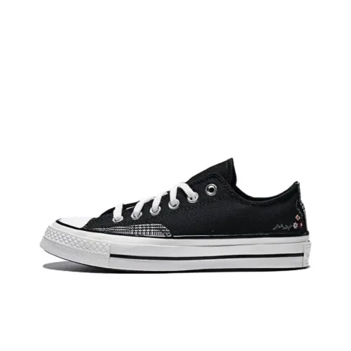 Converse Chuck Taylor Устойчивые к истиранию Низкие Кеды Женские Черные