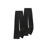 Чёрный, прямой крой + чёрный буткат [Mix and Match, 2 шт.]