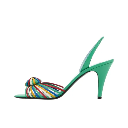 Valentino Garavani Royal One Sandals с ремешком 8,5 см женские зеленые