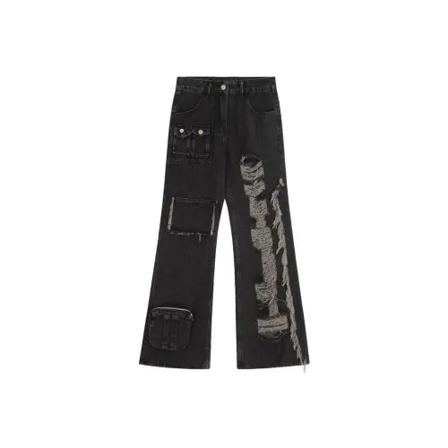 FINDSME GAGA Черные Женские Джинсы