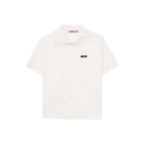 UNVESNO Гардения Белый Женские Рубашки