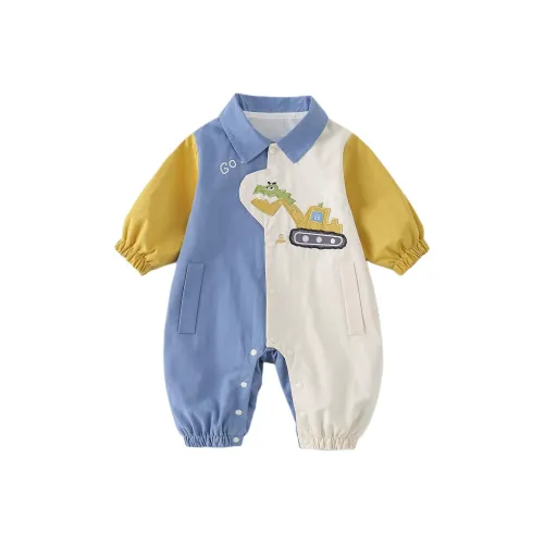 XiaoJinBu Blue Baby Комбинезоны / Ползунки