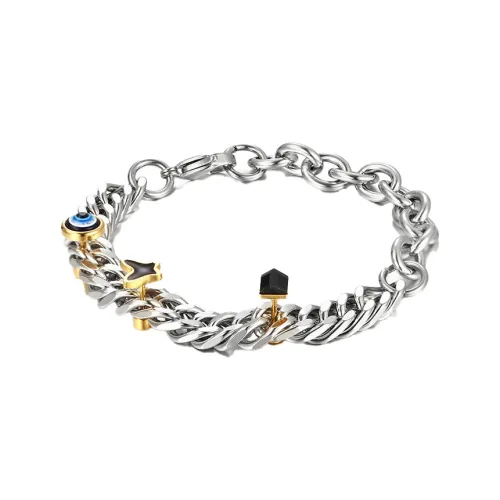 AKAK Браслеты из титанового стального сплава для мужчин