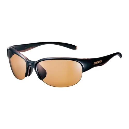 Swans Резина OVAL SUNGLASSES Женские Черный