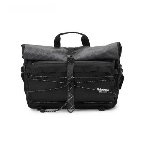 Subcrew Полиэстер Сумка через плечо Сумка Мужская Черная Белая