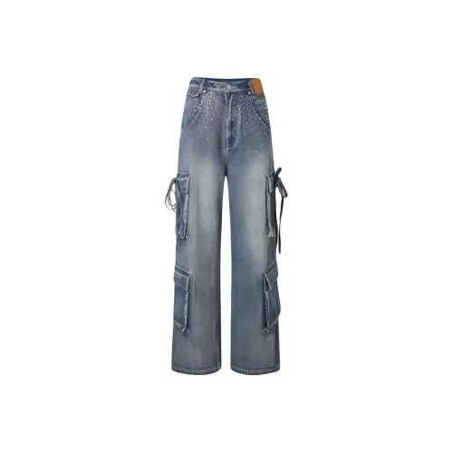 COHX Синие Женские Джинсы