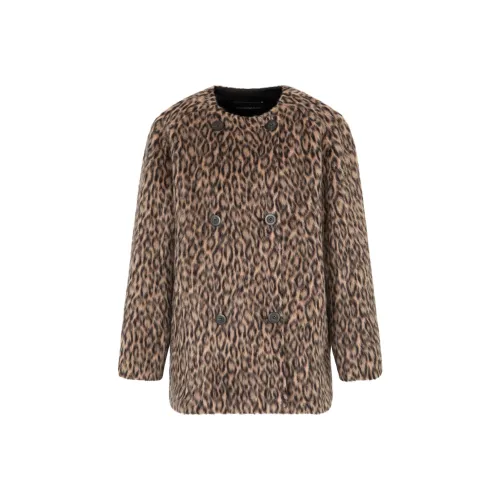 EMPORIO ARMANI Вельвет Feel Пальто Женское