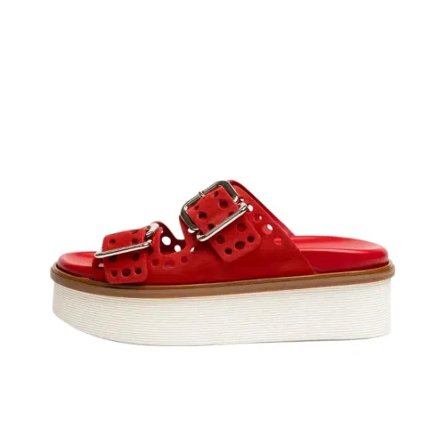 TOD'S Слипоны 5,9 см Женские Красные