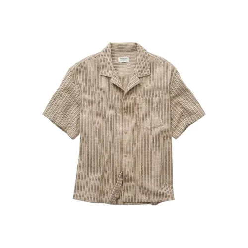 AMERICAN EAGLE Хаки Мужские Рубашки