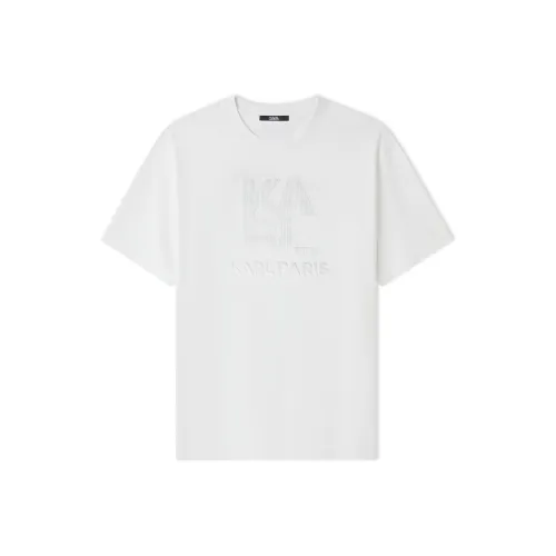 KARL LAGERFELD / Karl Lagerfeld Jeans Белый Мужской T-Рубашки
