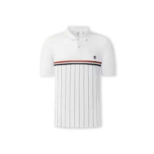 FILA Теннис Поло Мужской Нефритовый Белый