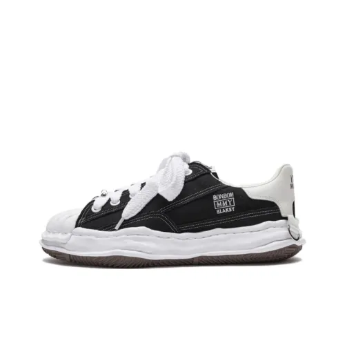 Bonbom X MIHARA YASUHIRO Низкие кроссовки для скейтбординга Мужские Черно-белые