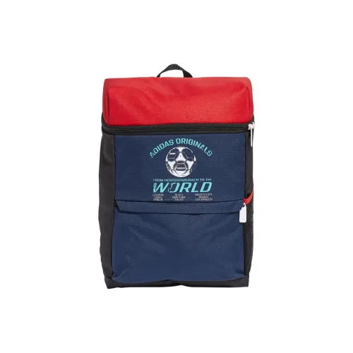 Adidas Полиэстер Рюкзак Детский Красный Черный Синий