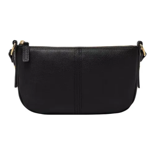 FOSSIL Кожа Сумка через плечо Сумка на плечо Маленькая Женская Черная