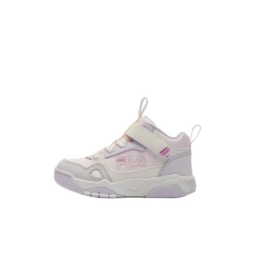 FILA KIDS Противоскользящие амортизаторы Slip Resistant Shock Absorbers MID Топ Kids Lifestyle Shoes Светло-розовый Children Возраст 3-7 лет