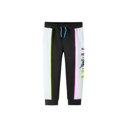 Детские тренировочные брюки Jordan 3-7 лет вязаные чисто белый