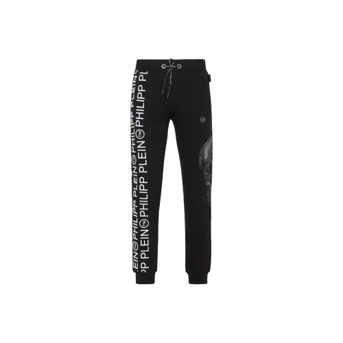 PHILIPP PLEIN Черные Мужские Повседневные Штаны