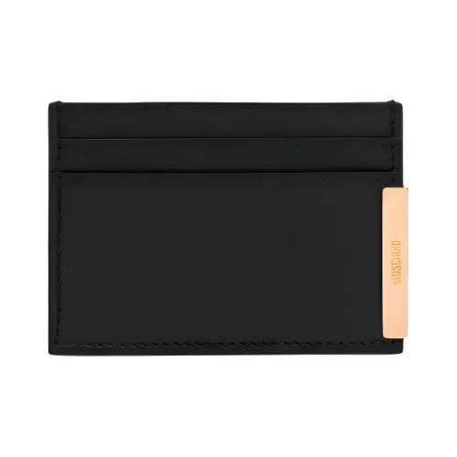 MOSCHINO Sheepskin Wallet Women's Black