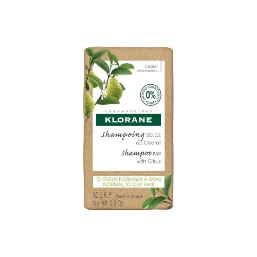 KLORANE Bergamot Твердый Шампунь Чистка 80г