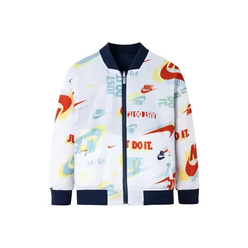 Nike Куртки и Пальто Spicy Оранжевый Красный Детский