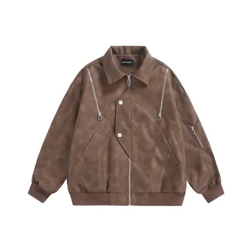 MAOQIAOYI Кожа Куртка Унисекс